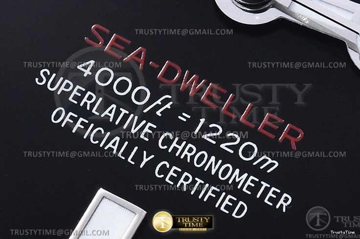 0711 HighQuality ROLSD0105 – Seadweller 126600 43mm SS SS Single Red ARF V4 A 1002